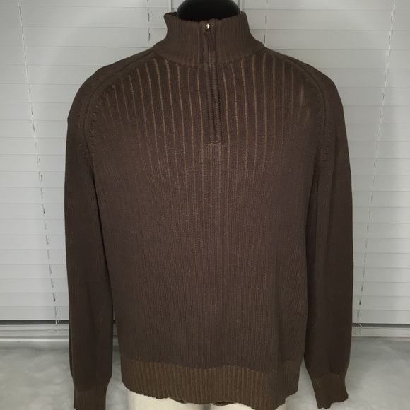 Timberland Other - Timberland Mens Sweater 1/4 Zip Mock Neck Ribbed